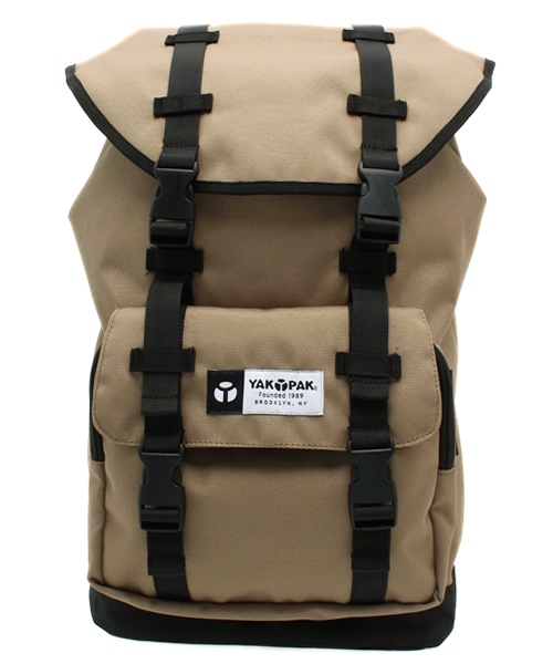 YAKPAK（ヤックパック）の「【YAKPAK】ヤックパック フラップBIGリュック（バックパック/リュック・メンズ・ブラック/オリーブ/スカイブルー/ベージュ・FREE）」の3枚目の写真