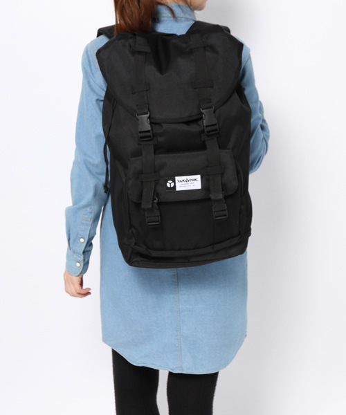 YAKPAK（ヤックパック）の「【YAKPAK】ヤックパック フラップBIGリュック（バックパック/リュック・メンズ・ブラック/オリーブ/スカイブルー/ベージュ・FREE）」の11枚目の写真