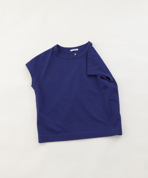 ノップドゥノッド nop de nod USコットンフレンチスリーブTシャツ （ブルー） nop de nod tシャツ USコットンフレンチスリーブTシャツ