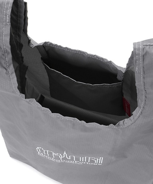 Manhattan Portage（マンハッタンポーテージ）の「Packable Eco Bag（トートバッグ・メンズ・ウッドランド/ライトグレー/ホワイト/ブラック・MEDIUM）」の7枚目の写真