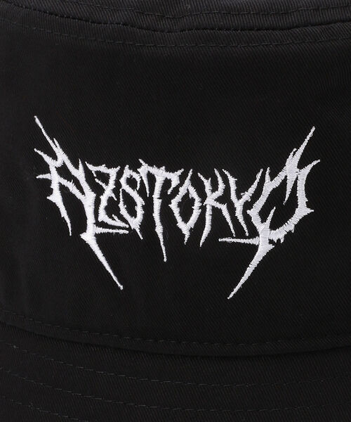 AZS TOKYO（アザストーキョー）の「AZS TOKYO/アザストーキョー/"THRASH METAL" LOGO BUCKET (BLACKxWHITE)（ハット・メンズ・ブラック・FREE）」の17枚目の写真