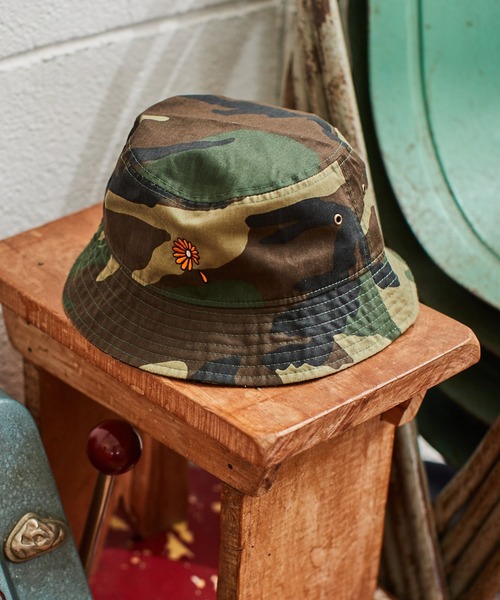 mko9765 - Gerbera one point stitch Bucket Hat（ハット）｜UN-FILLED（アンフィルド）