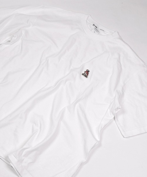 GLUTTONOUS(グルトン)の「【GLUTTONOUS/グルトン】ワンポイント ビックTシャツ(Tシャツ/カットソー・メンズ・ホワイト/ブラック・XL/L/M)」の1枚目の写真