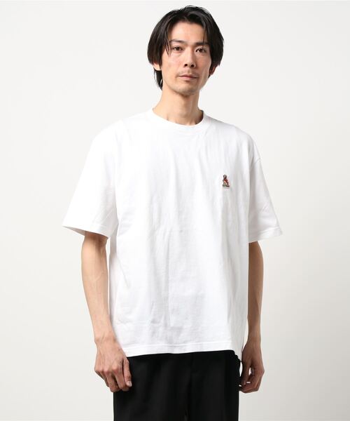 GLUTTONOUS(グルトン)の「【GLUTTONOUS/グルトン】ワンポイント ビックTシャツ(Tシャツ/カットソー・メンズ・ホワイト/ブラック・XL/L/M)」の3枚目の写真