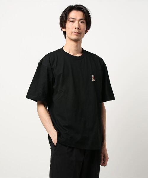GLUTTONOUS(グルトン)の「【GLUTTONOUS/グルトン】ワンポイント ビックTシャツ(Tシャツ/カットソー・メンズ・ホワイト/ブラック・XL/L/M)」の6枚目の写真