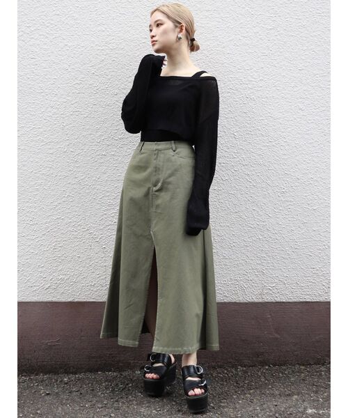 MURUA（ムルーア）の「ダブルベルテッドサンダル（サンダル・レディース・アイボリー/ブラック・35/36/37）」の19枚目の写真