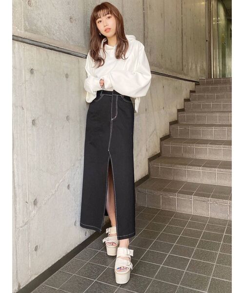 MURUA（ムルーア）の「ダブルベルテッドサンダル（サンダル・レディース・アイボリー/ブラック・35/36/37）」の4枚目の写真