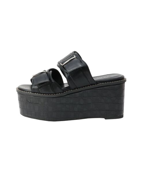 MURUA（ムルーア）の「ダブルベルテッドサンダル（サンダル・レディース・アイボリー/ブラック・35/36/37）」の17枚目の写真