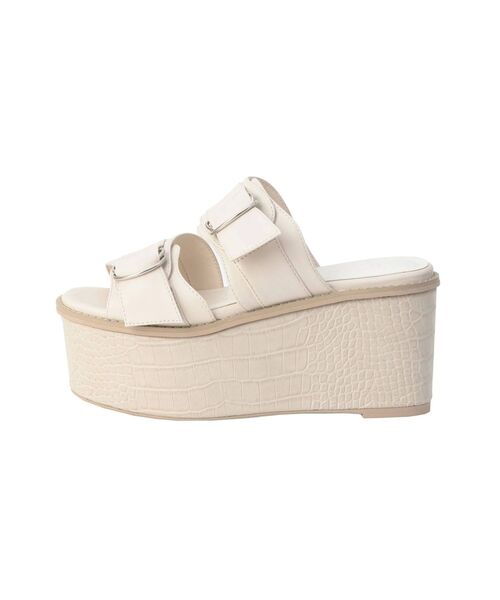 MURUA（ムルーア）の「ダブルベルテッドサンダル（サンダル・レディース・アイボリー/ブラック・35/36/37）」の11枚目の写真