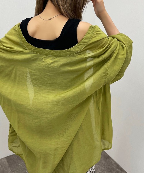 apres jour mignon（アプレジュールミニョン）の「スクエアネックニットタンク【ZOZOTOWN限定アイテム】（タンクトップ・レディース・ブラック/アイボリー/グリーン系その他/オレンジ系その他/ライトベージュ・フリー/X-LARGE）」の13枚目の写真