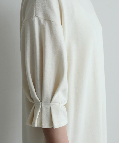 reca(レカ)の「タック袖ロングワンピース(ワンピース・レディース・ブラック/アイボリー/グレイッシュベージュ・FREE)」の11枚目の写真