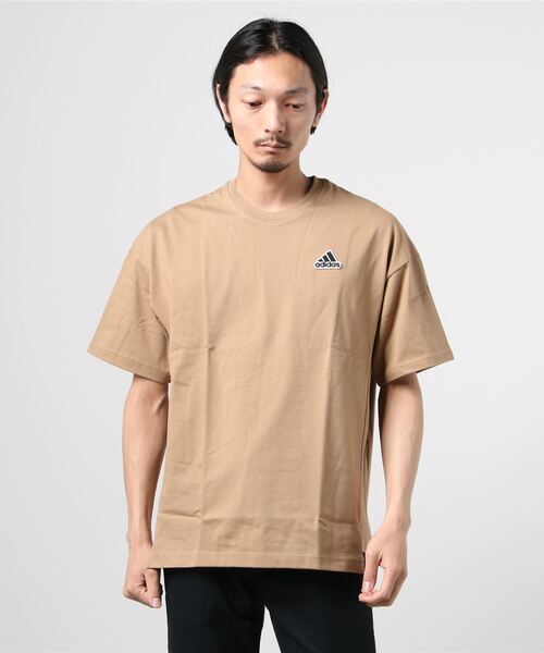 adidas（アディダス）の「アディダス adidas M BADGE TEE（Tシャツ/カットソー・メンズ・ブラック/ホワイト/ブラウン・L/S/LL/3L/M）」の3枚目の写真