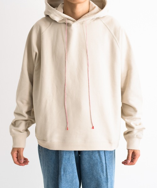NEONSIGN(ネオンサイン)の「NEONSIGN ネオンサイン / WIDE ROOM HOODIE ワイドルームフーディ オーバーサイズパーカー / N1558(パーカー・メンズ・ブラック/ベージュ/トップグレー・44/46/48)」の10枚目の写真