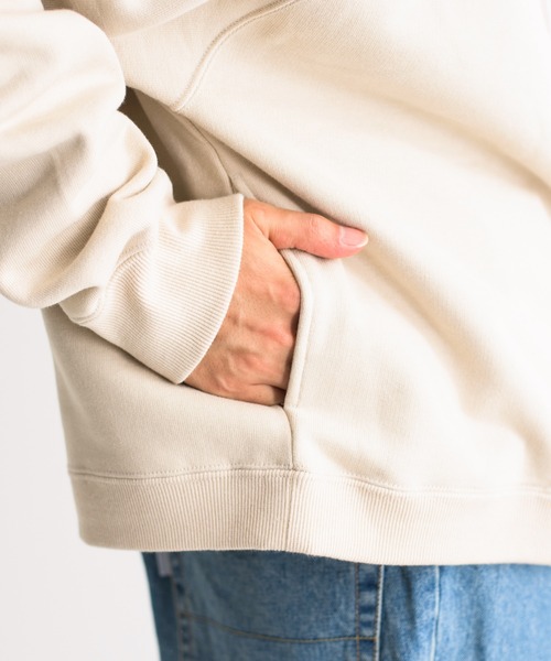 NEONSIGN(ネオンサイン)の「NEONSIGN ネオンサイン / WIDE ROOM HOODIE ワイドルームフーディ オーバーサイズパーカー / N1558(パーカー・メンズ・ブラック/ベージュ/トップグレー・44/46/48)」の15枚目の写真