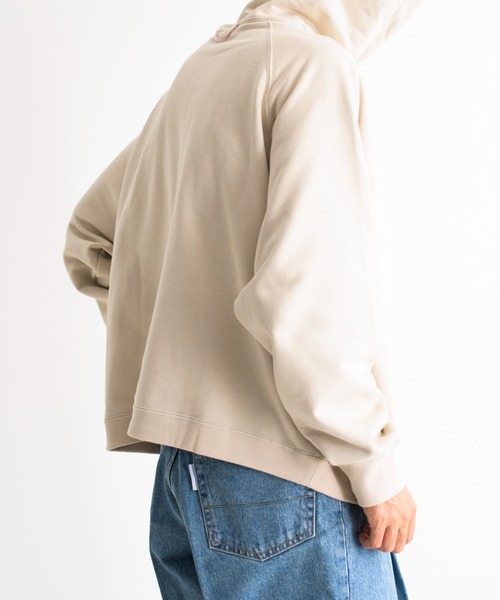 NEONSIGN(ネオンサイン)の「NEONSIGN ネオンサイン / WIDE ROOM HOODIE ワイドルームフーディ オーバーサイズパーカー / N1558(パーカー・メンズ・ブラック/ベージュ/トップグレー・44/46/48)」の7枚目の写真