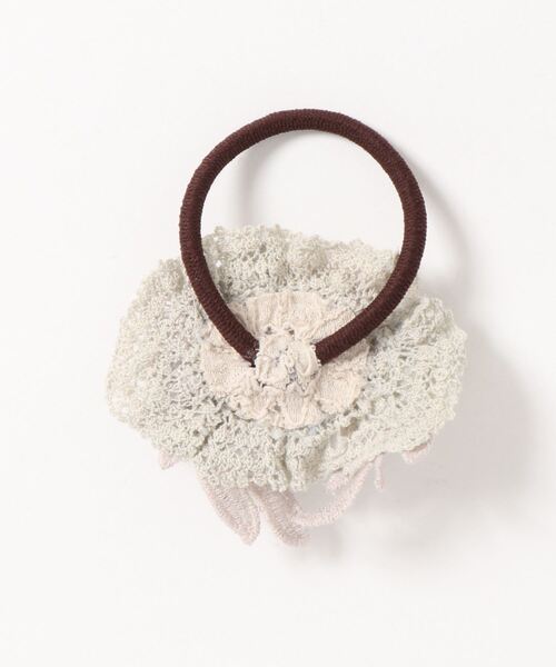 m.soeur（エムスール）の「アイスグレーのヘアゴム＊（ヘアゴム・レディース・グレー・FREE）」の5枚目の写真