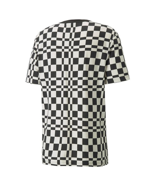PUMA（プーマ）の「PUMA プーマ ダウンタウン DOWNTOWN CHECK AOP Tシャツ（Tシャツ/カットソー・メンズ・ブラック/ベージュ系その他/ライトピンク・SMALL/MEDIUM/LARGE/X-LARGE/X-SMALL）」の11枚目の写真