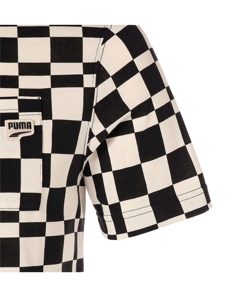 PUMA（プーマ）の「PUMA プーマ ダウンタウン DOWNTOWN CHECK AOP Tシャツ（Tシャツ/カットソー・メンズ・ブラック/ベージュ系その他/ライトピンク・SMALL/MEDIUM/LARGE/X-LARGE/X-SMALL）」の13枚目の写真
