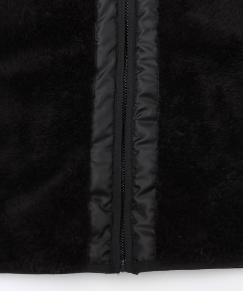 チチカカ(チチカカ)の「【ユニセックス】シェルバフリースジャケット(ノーカラージャケット・メンズ・ベージュ/ブラック・MEDIUM/LARGE)」の18枚目の写真