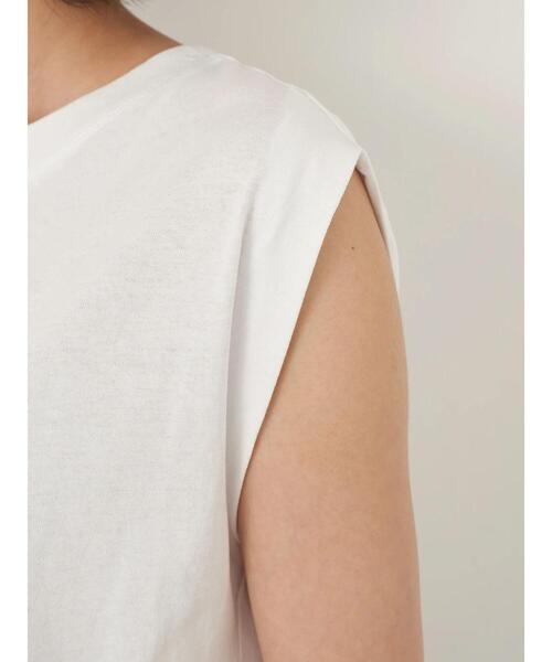 earth music&ecology（アースミュージックアンドエコロジー）の「スリーブレス裾レースチュニック ＊（チュニック・レディース・オフホワイト・FREE）」の7枚目の写真