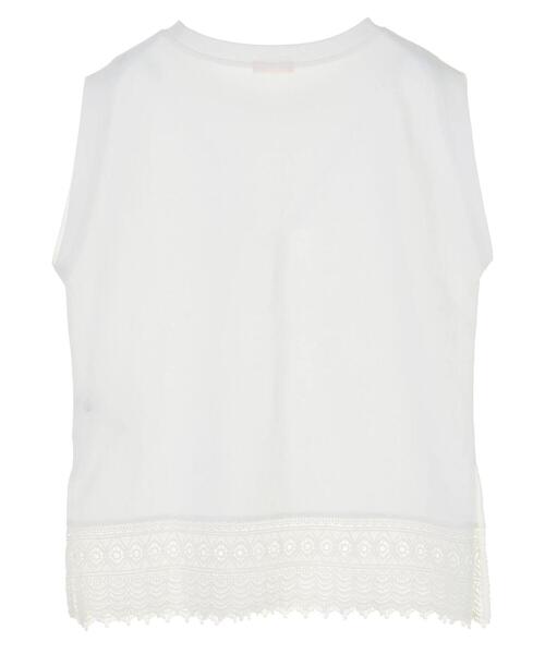 earth music&ecology（アースミュージックアンドエコロジー）の「スリーブレス裾レースチュニック ＊（チュニック・レディース・オフホワイト・FREE）」の13枚目の写真