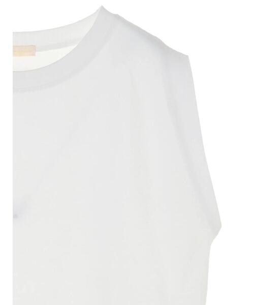 earth music&ecology（アースミュージックアンドエコロジー）の「スリーブレス裾レースチュニック ＊（チュニック・レディース・オフホワイト・FREE）」の15枚目の写真