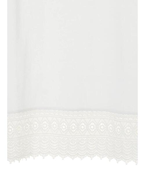 earth music&ecology（アースミュージックアンドエコロジー）の「スリーブレス裾レースチュニック ＊（チュニック・レディース・オフホワイト・FREE）」の16枚目の写真