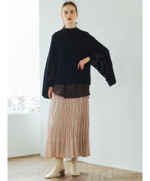 YECCA VECCA（イェッカヴェッカ）の「2wayレオパードプリントロングシャツ　＊（シャツ/ブラウス・レディース・ブラウン・FREE）」の21枚目の写真