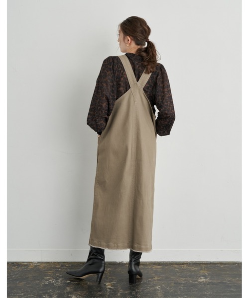 YECCA VECCA（イェッカヴェッカ）の「2wayレオパードプリントロングシャツ　＊（シャツ/ブラウス・レディース・ブラウン・FREE）」の14枚目の写真