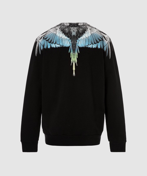 MARCELO BURLON（マルセロ・バーロン）の「WINGS REGULAR CREWNECK（Tシャツ/カットソー・メンズ・ブラック系その他・M/L/XL）」の2枚目の写真