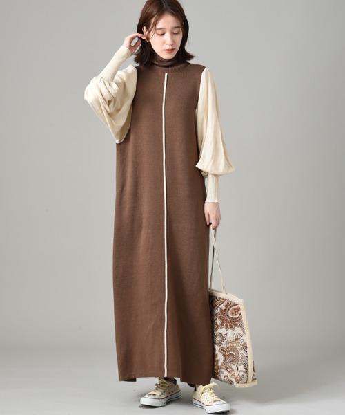 INTERPLANET(インタープラネット)の「ゴブラン*ボアリバーシブルBAG(トートバッグ・レディース・アイボリー/ブラウン・フリー)」の11枚目の写真