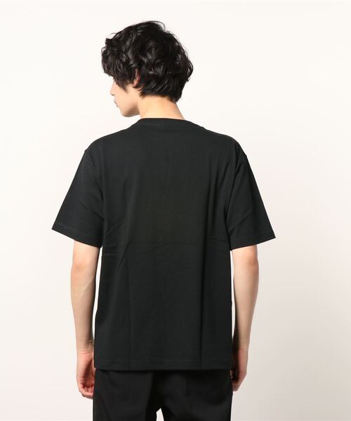 ALWAYS GOOD TIME(オルウェイズグッドタイム)の「【QUE/キュー】USAコットン アーチロゴプリントTシャツ(Tシャツ/カットソー・メンズ・ホワイト/ブラック/ネイビー/サックスブルー/ピンク/オレンジ/レモンイエロー・M/L/XL)」の9枚目の写真