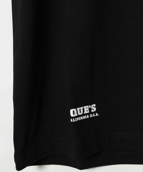 ALWAYS GOOD TIME(オルウェイズグッドタイム)の「【QUE/キュー】USAコットン アーチロゴプリントTシャツ(Tシャツ/カットソー・メンズ・ホワイト/ブラック/ネイビー/サックスブルー/ピンク/オレンジ/レモンイエロー・M/L/XL)」の17枚目の写真