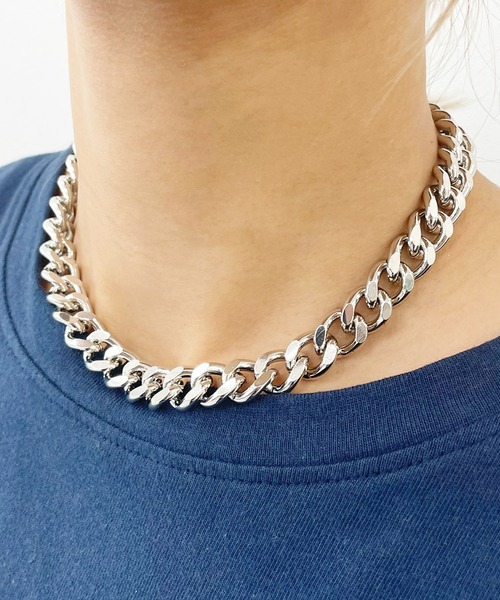 kutir（クティール）の「ボリュームチェーンネックレス（ネックレス・レディース・シルバー・FREE）」の4枚目の写真