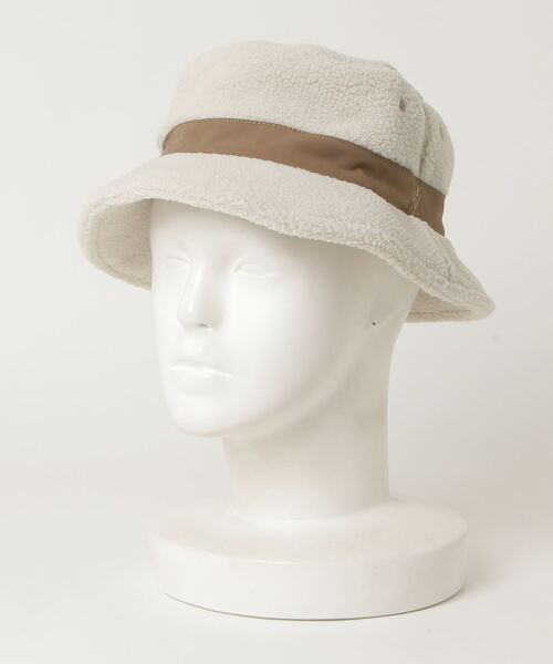 Gramicci（グラミチ）の「【GRAMICCI / グラミチ】KIDS BOA FLEECE HAT | キッズボアフリースハット（ハット・キッズ・オリーブ/ブラック/ブラウン/ナチュラル・FREE）」の3枚目の写真