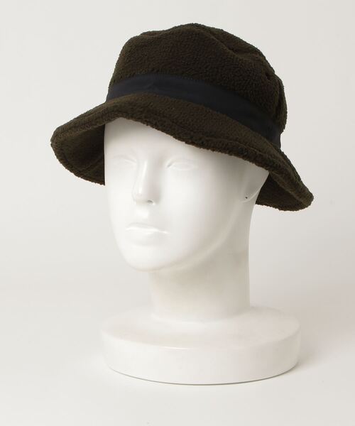 Gramicci（グラミチ）の「【GRAMICCI / グラミチ】KIDS BOA FLEECE HAT | キッズボアフリースハット（ハット・キッズ・オリーブ/ブラック/ブラウン/ナチュラル・FREE）」の4枚目の写真