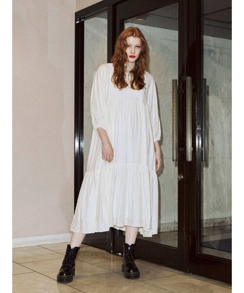 jouetie（ジュエティ）の「レースアップ2WAYワンピース（ワンピース・レディース・ブラック/オフホワイト/ブルー/パープル・MEDIUM）」の21枚目の写真