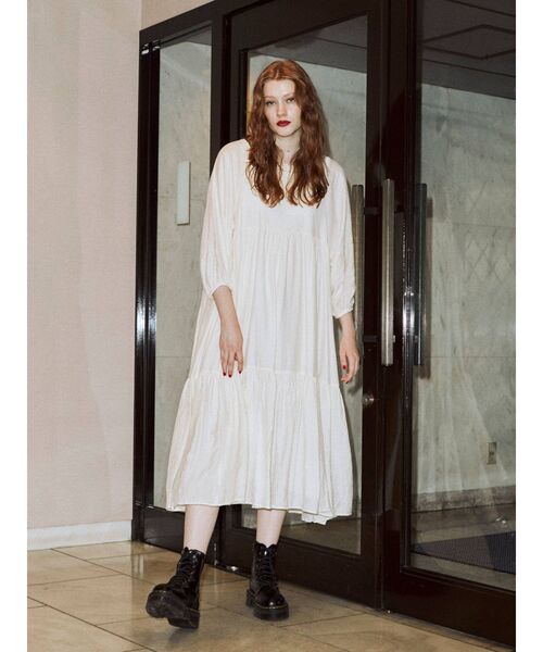 jouetie（ジュエティ）の「レースアップ2WAYワンピース（ワンピース・レディース・ブラック/オフホワイト/ブルー/パープル・MEDIUM）」の22枚目の写真