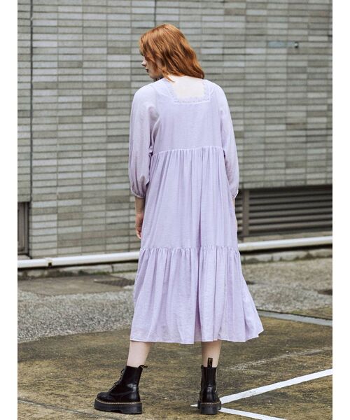 jouetie（ジュエティ）の「レースアップ2WAYワンピース（ワンピース・レディース・ブラック/オフホワイト/ブルー/パープル・MEDIUM）」の11枚目の写真