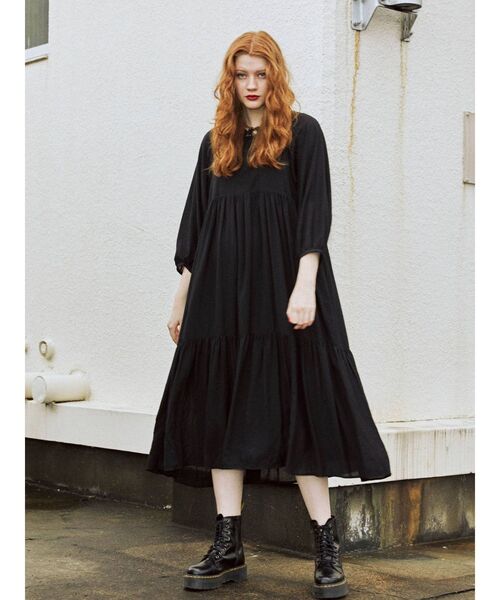 jouetie（ジュエティ）の「レースアップ2WAYワンピース（ワンピース・レディース・ブラック/オフホワイト/ブルー/パープル・MEDIUM）」の13枚目の写真