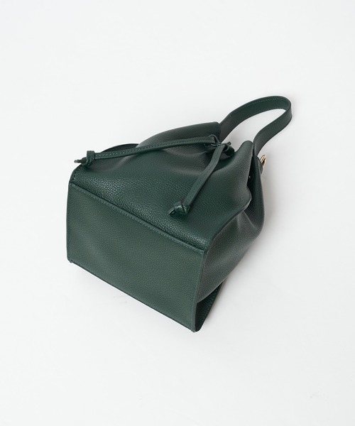 CIAOPANIC（チャオパニック）の「ワンハンドルドロスト２WAYショルダーバッグ（ショルダーバッグ・レディース・グレイッシュベージュ/ダークグリーン/ブラック・FREE）」の9枚目の写真