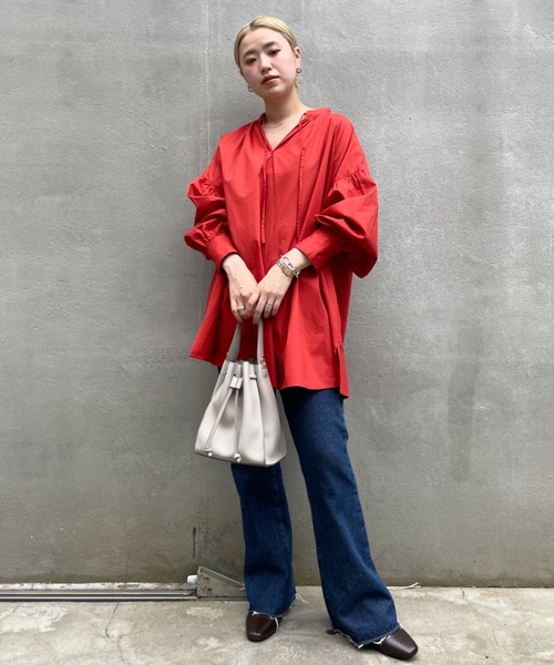 CIAOPANIC（チャオパニック）の「ワンハンドルドロスト２WAYショルダーバッグ（ショルダーバッグ・レディース・グレイッシュベージュ/ダークグリーン/ブラック・FREE）」の13枚目の写真