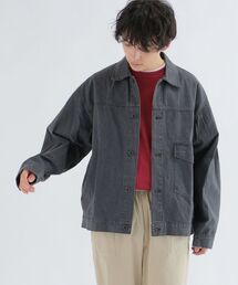 SHIPS any | SHIPS any: anyDENIM オーガニック TRUE COTTON オーバーサイズ トラック デニムジャケット(デニムジャケット)