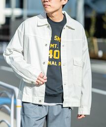SHIPS any | SHIPS any: ［SHIPS any DENIM］ オーガニック TRUE COTTON オーバーサイズ トラック デニムジャケット◇(デニムジャケット)