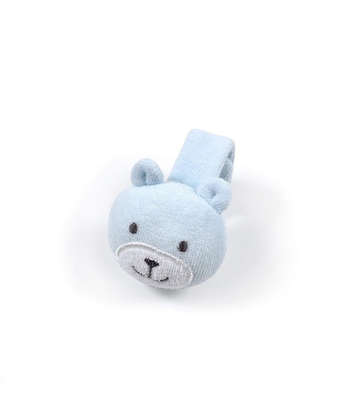 birthday party（バースデイパーティー）の「birthday party/ウサギ クマ ネコ アニマル ガラガラ リスト ラトル ベビー（その他ベビー用品・キッズ・ホワイト/レッド/オフホワイト・FREE）」の2枚目の写真