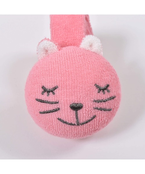 birthday party（バースデイパーティー）の「birthday party/ウサギ クマ ネコ アニマル ガラガラ リスト ラトル ベビー（その他ベビー用品・キッズ・ホワイト/レッド/オフホワイト・FREE）」の9枚目の写真