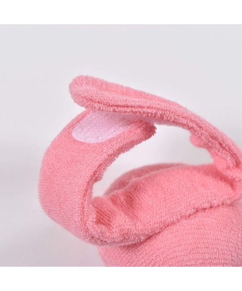 birthday party（バースデイパーティー）の「birthday party/ウサギ クマ ネコ アニマル ガラガラ リスト ラトル ベビー（その他ベビー用品・キッズ・ホワイト/レッド/オフホワイト・FREE）」の14枚目の写真