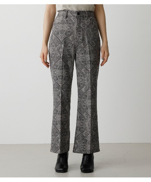 AZUL by moussy(アズールバイマウジー)の「VENUS DAMASK PANTS/ヴィーナスダマスクパンツ(その他パンツ・レディース・ブラック系その他/ブラウン系その他・SMALL/MEDIUM)」の11枚目の写真