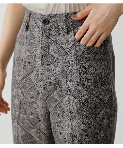 AZUL by moussy(アズールバイマウジー)の「VENUS DAMASK PANTS/ヴィーナスダマスクパンツ(その他パンツ・レディース・ブラック系その他/ブラウン系その他・SMALL/MEDIUM)」の15枚目の写真