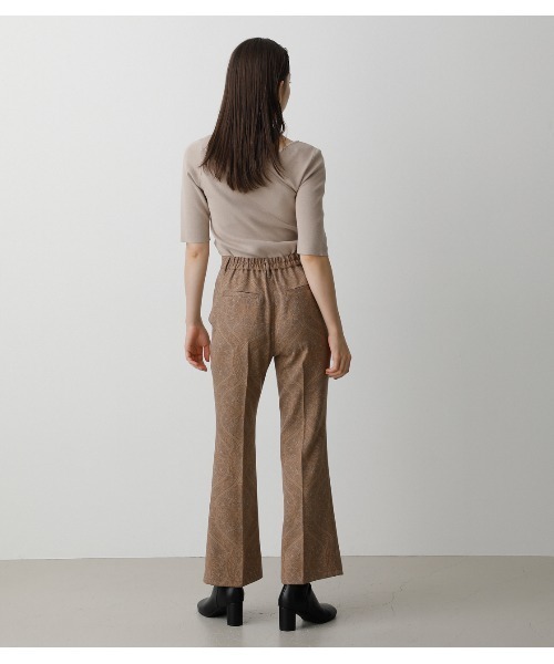 AZUL by moussy(アズールバイマウジー)の「VENUS DAMASK PANTS/ヴィーナスダマスクパンツ(その他パンツ・レディース・ブラック系その他/ブラウン系その他・SMALL/MEDIUM)」の12枚目の写真